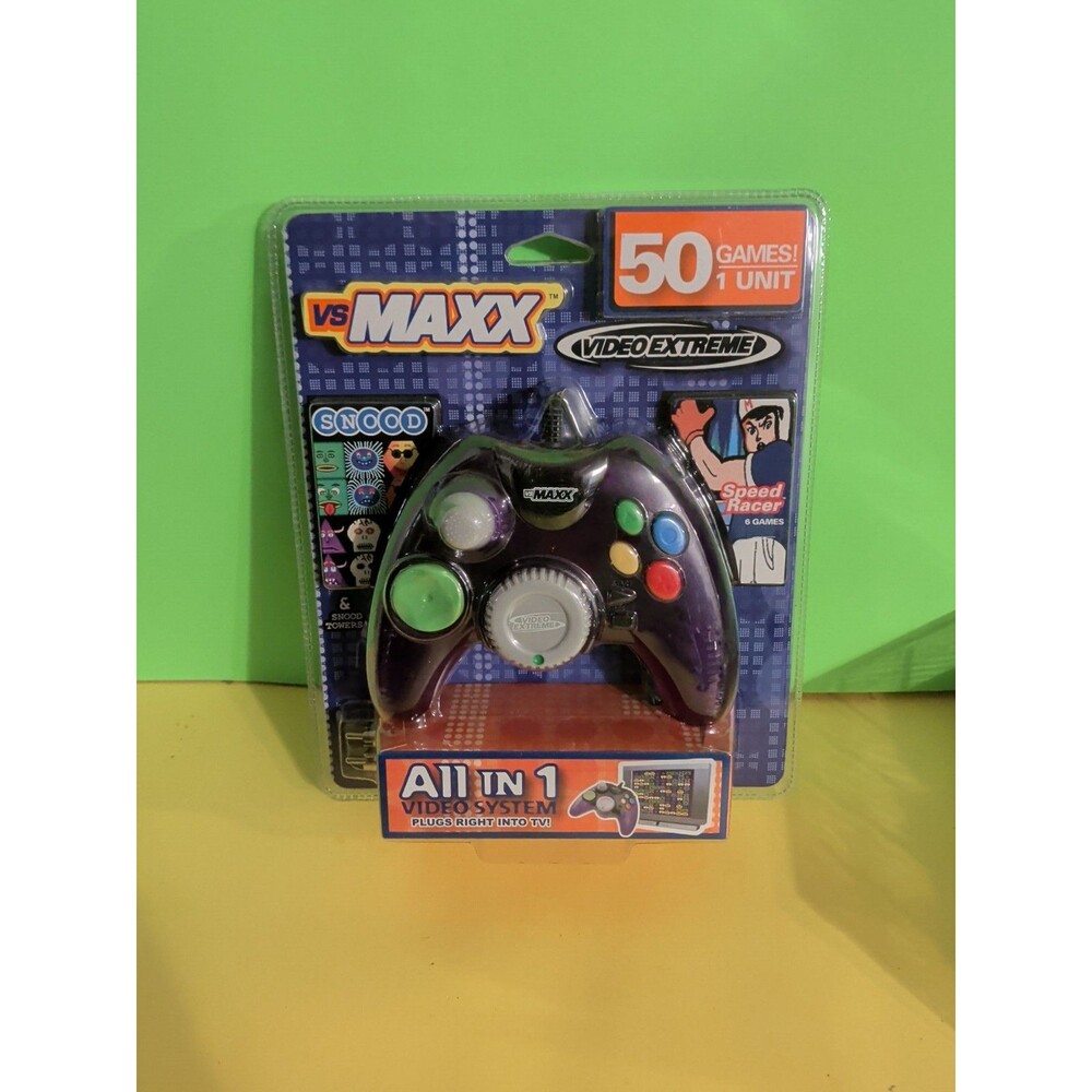 VS Maxx Video Extreme 50 Games In 1 Retro Y2K Plug Play Snood Speed Race VTG 04